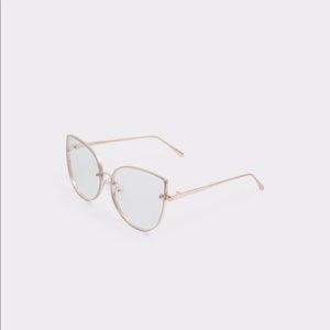 Transparent Square Cat-eye Sunglasses